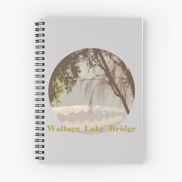 Item preview, wallaga lake bridge retro design designed and sold by Brett Thompson.