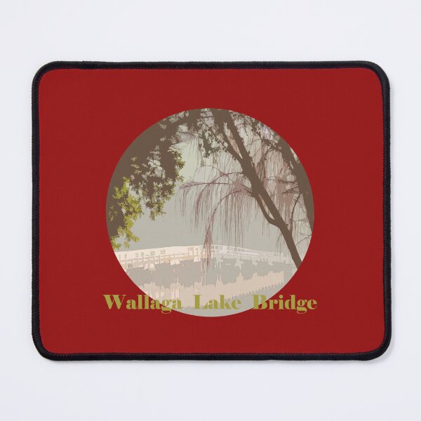 Item preview, wallaga lake bridge retro design designed and sold by Brett Thompson.