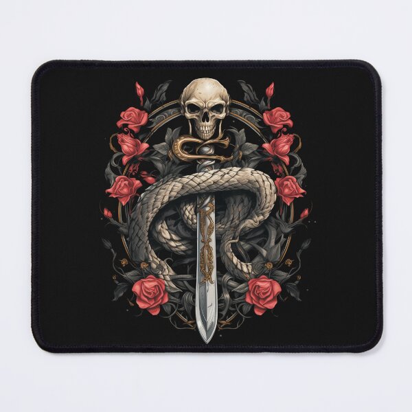 Item preview, American Traditional Snake and Sword designed and sold by Goku Creations.