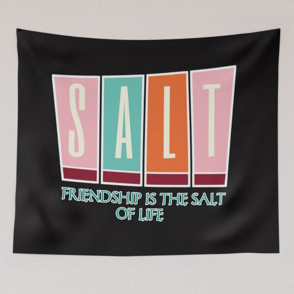 Item preview, Friendship is the salt of life designed and sold by Aiyinyangart.