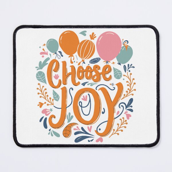 Item preview, Choose Joy: Festive Design with Colorful Balloons, Leaves, and Hearts designed and sold by HahaHandlesHub.
