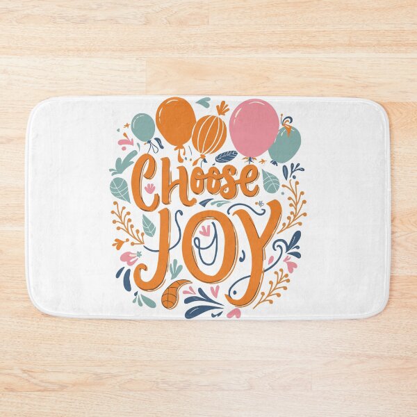 Item preview, Choose Joy: Festive Design with Colorful Balloons, Leaves, and Hearts designed and sold by HahaHandlesHub.