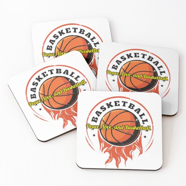 Item preview, Peace, Love, and Basketball.  designed and sold by DaringDesigns19.