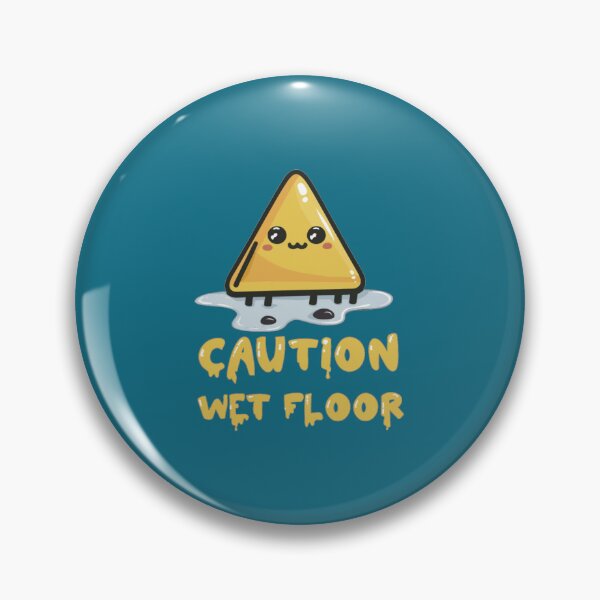 Item preview, Caution Wet Floor funny sign designed and sold by bukajart.