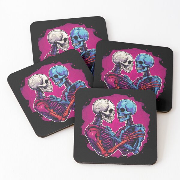 Item preview, American Traditional Skeleton Holding Hands Tattoo designed and sold by Goku Creations.