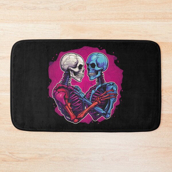 Item preview, American Traditional Skeleton Holding Hands Tattoo designed and sold by Goku Creations.