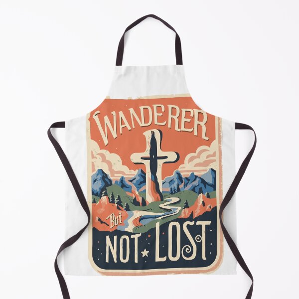 Item preview, Guided by Faith Illustration - Wanderer But Not Lost Collection designed and sold by HahaHandlesHub.