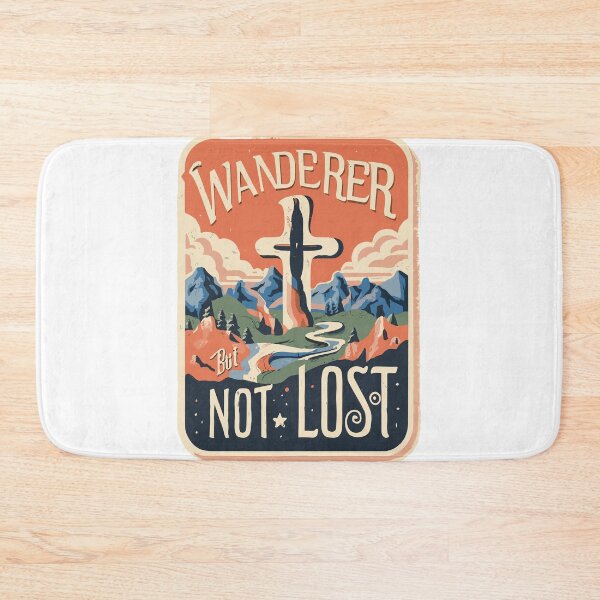 Item preview, Guided by Faith Illustration - Wanderer But Not Lost Collection designed and sold by HahaHandlesHub.