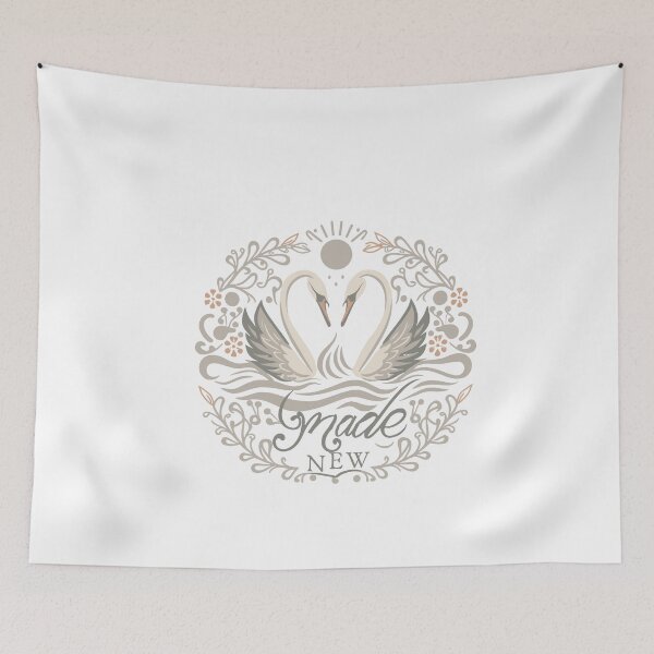 Item preview, Faithful Swan - Made New : Christian Renewal Collection designed and sold by HahaHandlesHub.