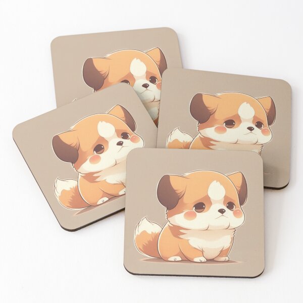 Item preview, Ruffy - Cute Puppy Cartoon designed and sold by CuddlesCartoons.