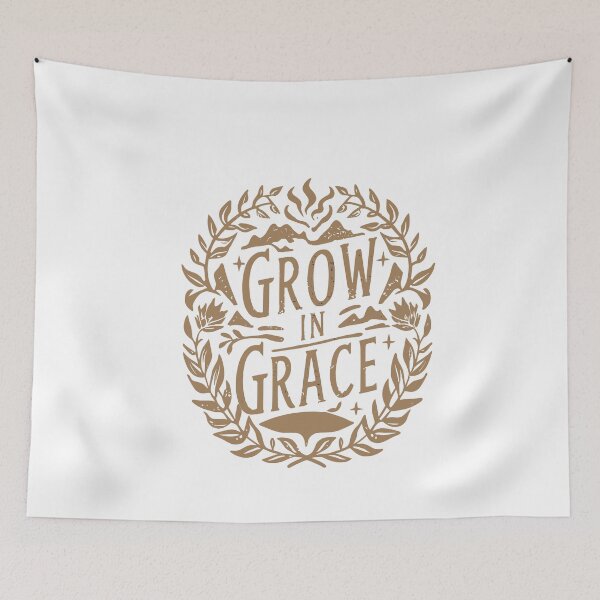 Item preview, Grow in Grace: Spiritual Design for Clothing, Home Decor & Accessories designed and sold by HahaHandlesHub.