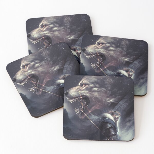 Item preview, Tyr and Fenrir designed and sold by ikaruna.