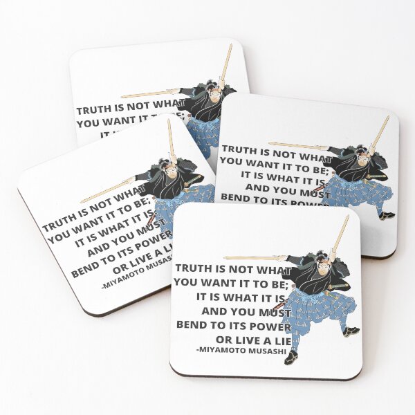 Item preview, Truth Quote - Miyamoto Musashi 宮本 武蔵 designed and sold by Xuenbox.