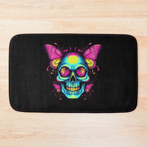 Item preview, Rainbow Butterfly Skull Tattoo designed and sold by Goku Creations.