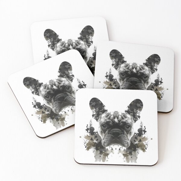 Item preview, French Bulldog in ink painting designed and sold by forget45studio.