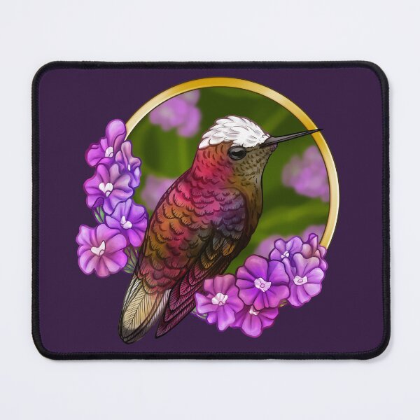 Item preview, Snowcap Hummingbird designed and sold by CatfeatherArt.