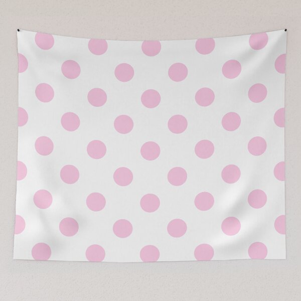Item preview, Pink polka dots print designed and sold by pinkyfish1010.