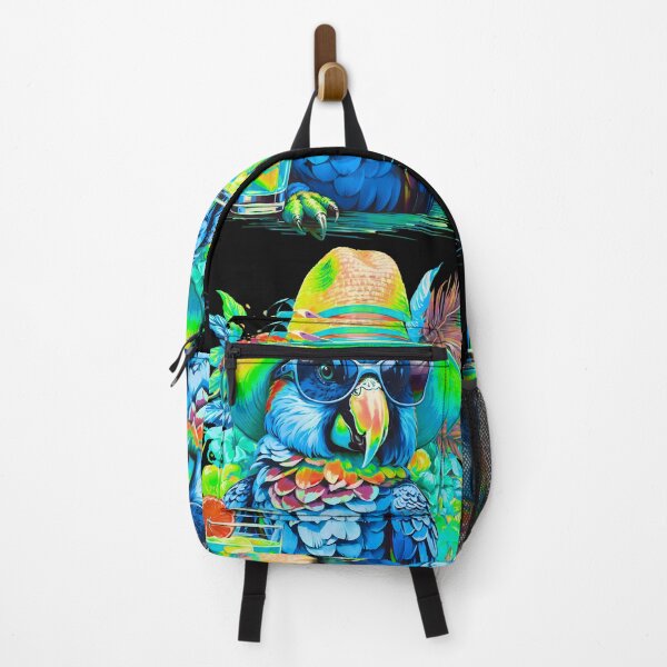 Item preview, Chubby Parrot with Refreshing and Sunglasses: Sunsets, Sips, and a Splash of Sass designed and sold by MindWave THC.
