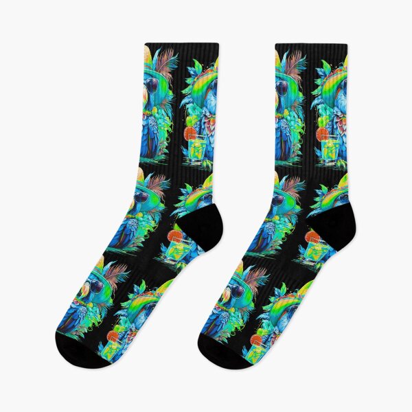 Item preview, Chubby Parrot with Refreshing and Sunglasses: Sunsets, Sips, and a Splash of Sass designed and sold by MindWave THC.