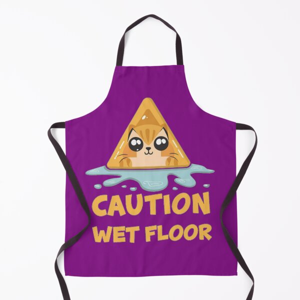 Item preview, Caution Wet Floor funny cat designed and sold by bukajart.