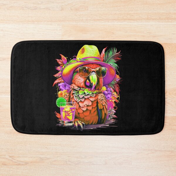 Item preview, Chubby Parrot with Refreshing and Sunglasses: Sunsets, Sips, and a Splash of Sass designed and sold by MindWave THC.