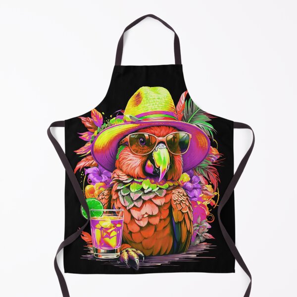 Item preview, Chubby Parrot with Refreshing and Sunglasses: Sunsets, Sips, and a Splash of Sass designed and sold by MindWave THC.