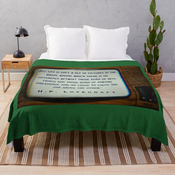 Item preview, Copy of H.P. Lovecraft quote: All life is only a set of pictures in the brain.. designed and sold by artbleed.