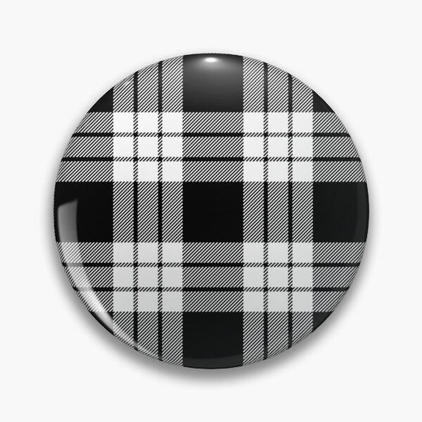 Item preview, MacFarlane Black and White Tartan designed and sold by kerrychantt.