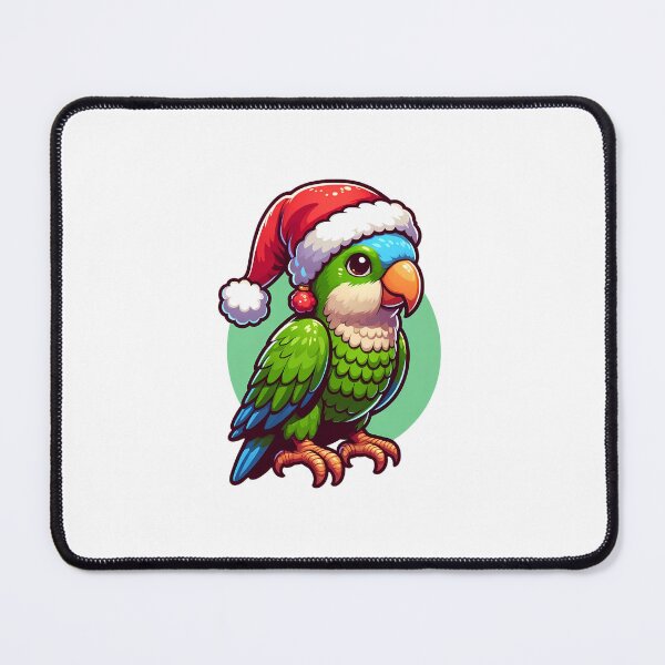 Item preview, Quaker Parrot Merry Christmas designed and sold by MushroomHut.