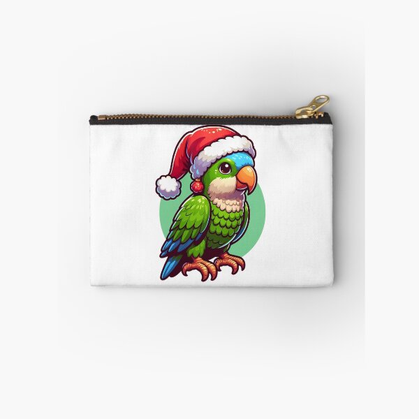 Item preview, Quaker Parrot Merry Christmas designed and sold by MushroomHut.