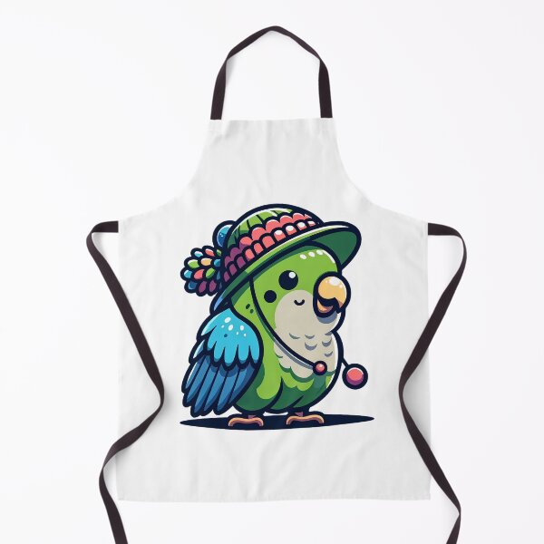 Item preview, Quaker Parrot with Hat designed and sold by MushroomHut.