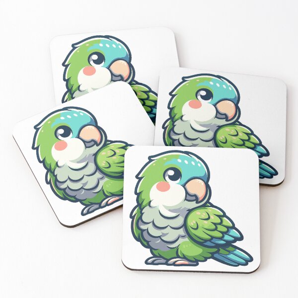 Item preview, Cute Quaker Parrot designed and sold by MushroomHut.