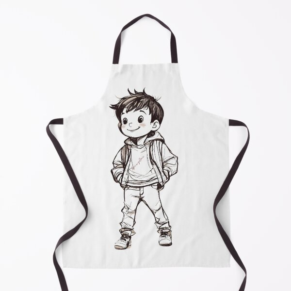 Item preview, Stylish Cute Teenage Boy Drawing designed and sold by SpicyOne.