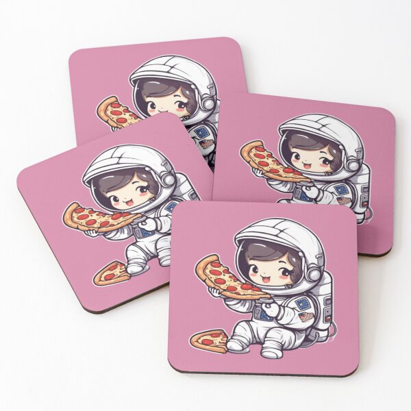 Item preview, Astronaut in space eating pizza  designed and sold by Culmika.