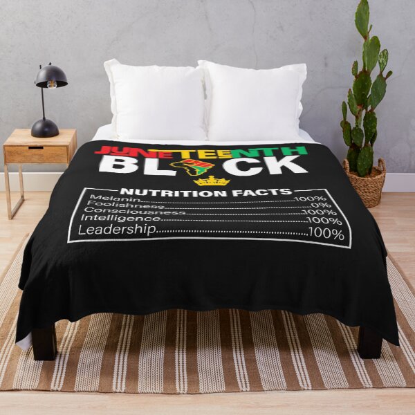 Item preview, Juneteenth Black Nutritional Facts Black History Month designed and sold by Pitchou07.