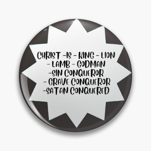 Item preview, Christ: King, Lion, Lamb, Godman - Conqueror of Sin, Grave, and Satan designed and sold by Evanlio.