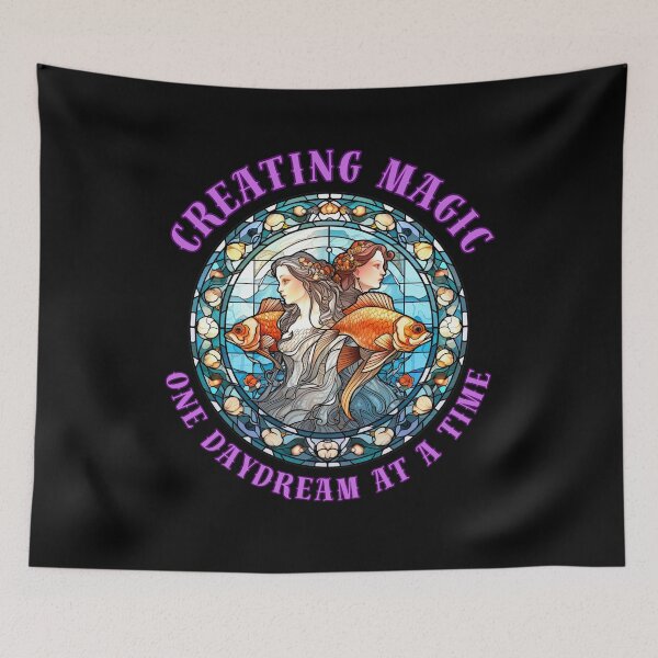 Item preview, Creating Magic, One Daydream At A Time. pisces horoscope designed and sold by ZodiacWonders.