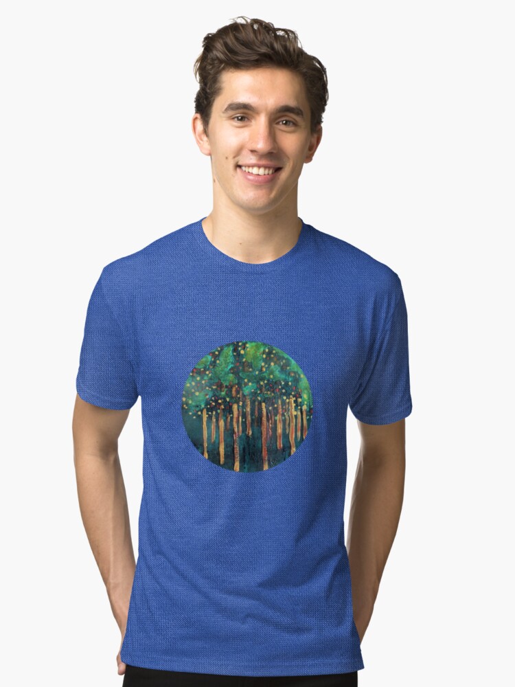 Alternate view of Lollipop Trees Tri-blend T-Shirt