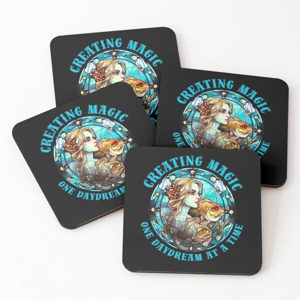 Item preview, Creating Magic, One Daydream At A Time. pisces quote designed and sold by ZodiacWonders.