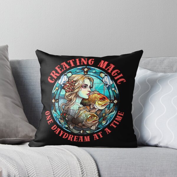 Item preview, Creating Magic, One Daydream At A Time. pisces funny designed and sold by ZodiacWonders.