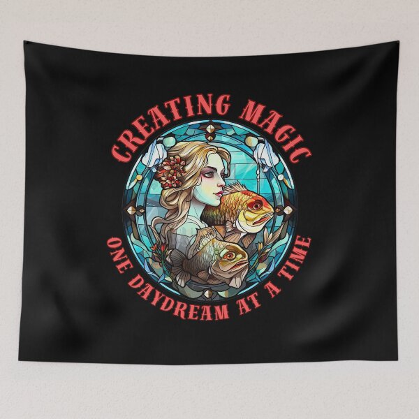 Item preview, Creating Magic, One Daydream At A Time. pisces funny designed and sold by ZodiacWonders.