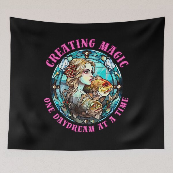 Item preview, Creating Magic, One Daydream At A Time. pisces lovers designed and sold by ZodiacWonders.