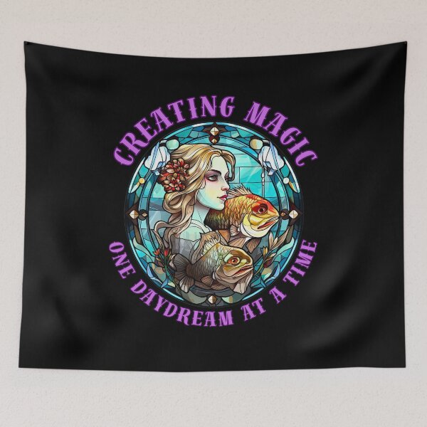 Item preview, Creating Magic, One Daydream At A Time. pisces personality designed and sold by ZodiacWonders.