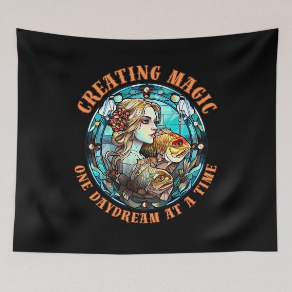 Item preview, Creating Magic, One Daydream At A Time. pisces march designed and sold by ZodiacWonders.