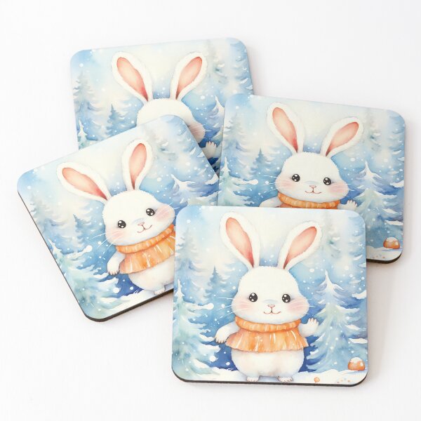 Item preview, Snow Bunny designed and sold by cute-animals99.