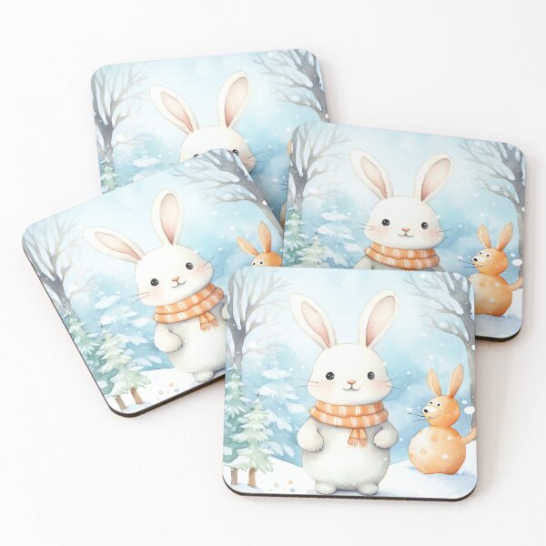 Item preview, Bunny Snow Adventures designed and sold by cute-animals99.