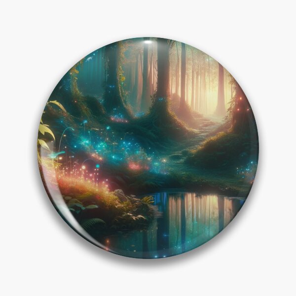 Item preview, Enchanted Glow: The Hidden Pond designed and sold by APARTAI EU.