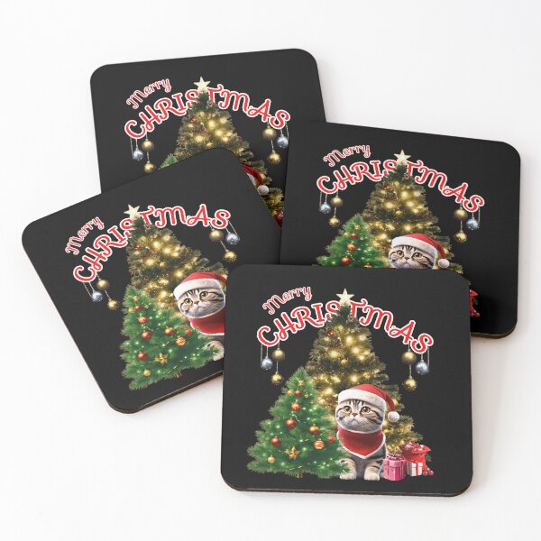 Item preview, Cute Cat Wishes: Merry Christmas Delight designed and sold by Designeking.