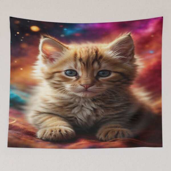 Item preview, Galactic Kitten designed and sold by Enchanting Art Vista.