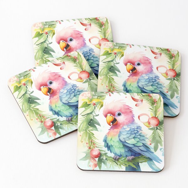 Item preview, Colorful Christmas Parrot designed and sold by cute-animals99.